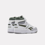 REEBOK CLASSICS White & Green BB 4000 II Mid Sneakers