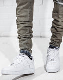 Destroyed Sand Denim Kollar Clothing