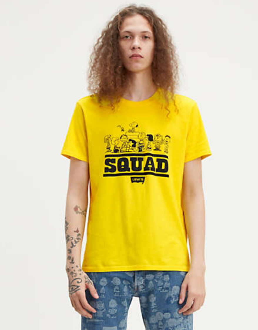 Tee shirt cheap levis peanuts femme