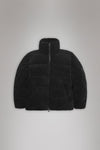 KOFU FLEECE PUFFER JACKET BLK RAINS