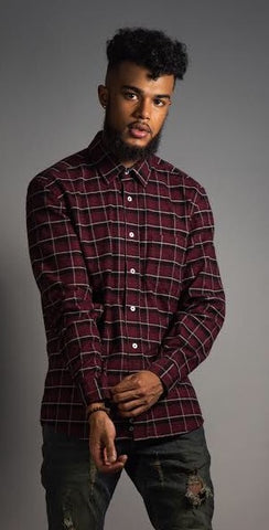 Burgundy Plaid