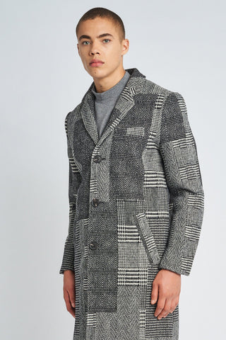STANLEY PATCHWORK OVERCOAT Native