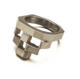 STACKED - RING - OXIDIZED 925 STERLING SILVER