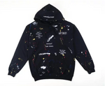 Kariym Balthazar Embroidered Paint Splattered hoodie