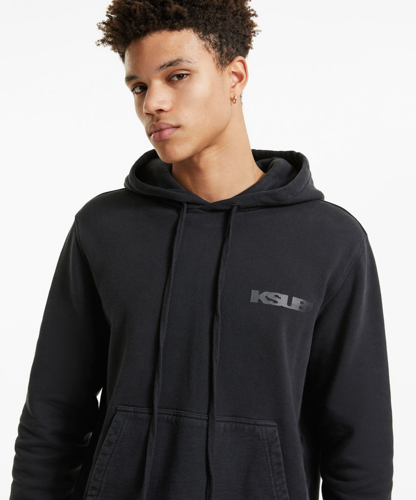 Ksubi Sign Of The Times Biggie Hoodie Black Factory87